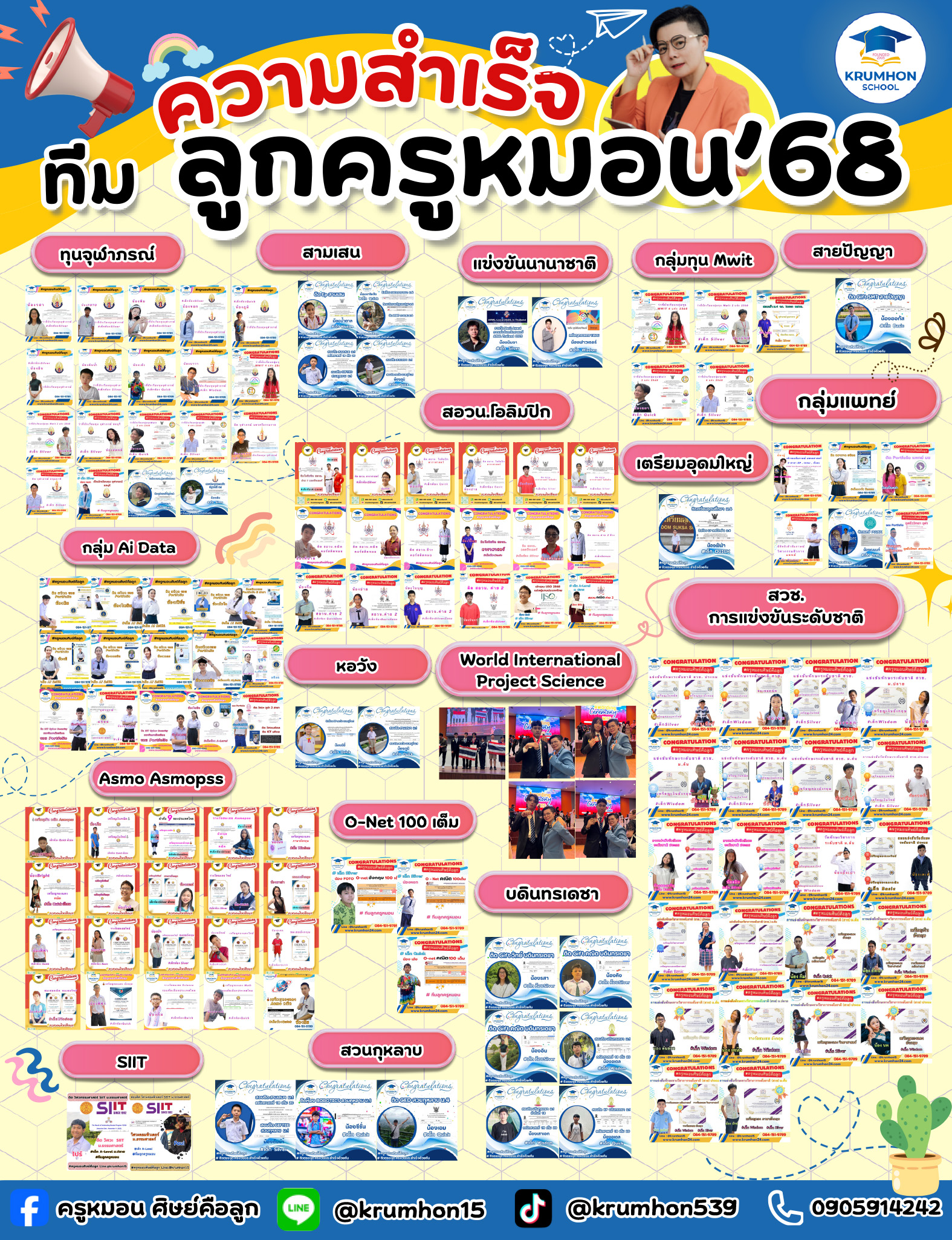 ลูกครูหมอนที่สอบติด ปี 2568